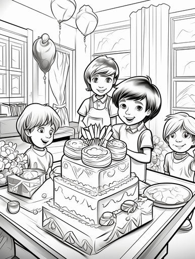 Skill-building Happy Birthday Coloring Pages For Children – Imagella