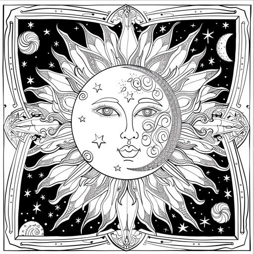 Develop Smarts: Sun Coloring Page For Kids – Imagella