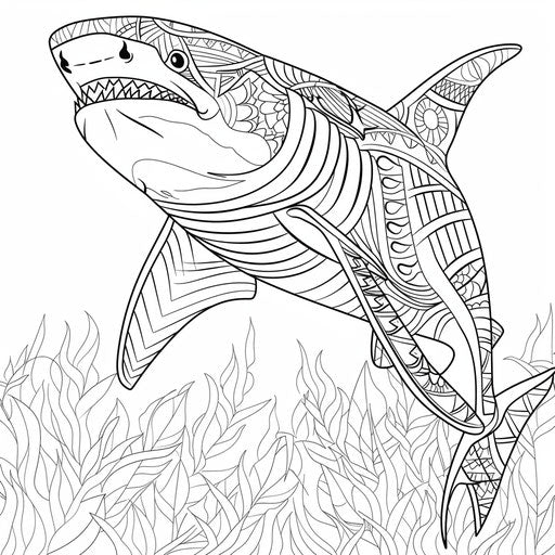 Discover Shark Coloring Sheet For All Ages – Imagella