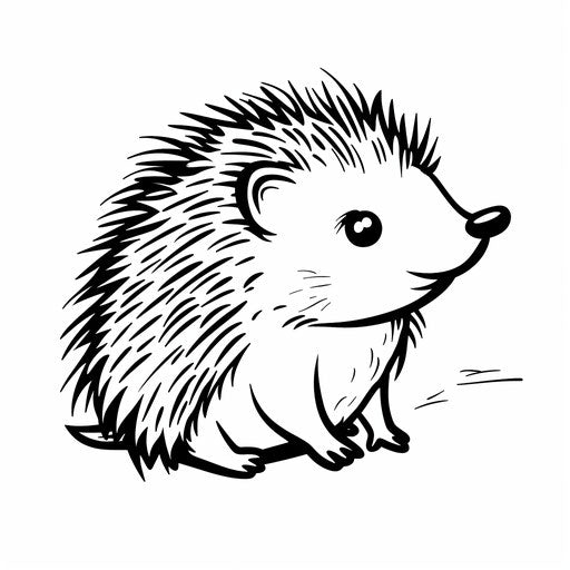 Bold Hedgehog Tattoo Flash Set – Imagella