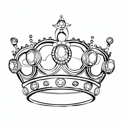 Creative Crown Coloring Pages For All Ages – Imagella