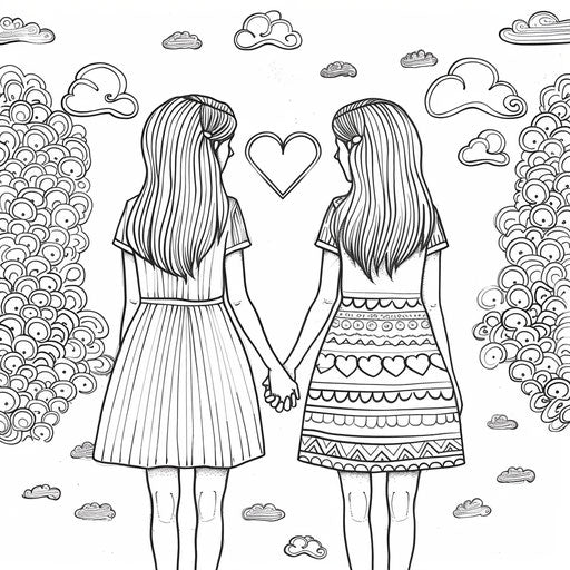 Engage Kids with Bff Coloring Pages