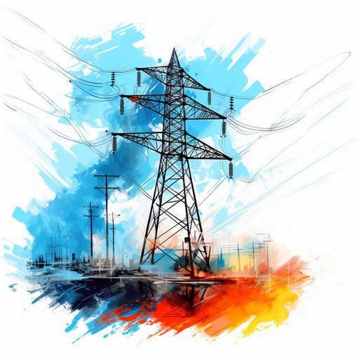 Electricity Clipart in Oil Painting Style Art: High-Res 4K & Vector –  IMAGELLA