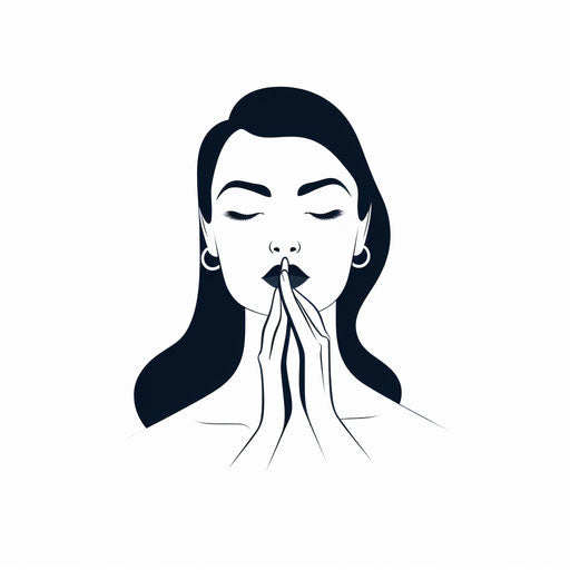 Shhh Clipart In Minimalist Art Style 4k And Svg Imagella