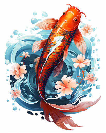 Koi Fish Tattoo Blueprint Collection – IMAGELLA