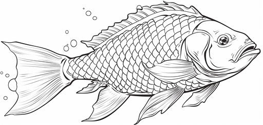 Brainy Fun with Fish Coloring Pages for Kids