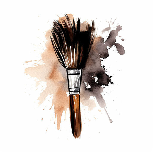 Drawing tools realistic brush watercolor Vector Image