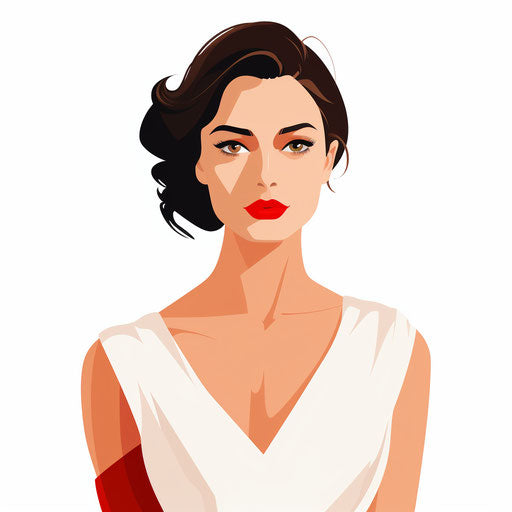 Woman Clipart In Minimalist Art Style 4k Vector And Svg Clipart Imagella