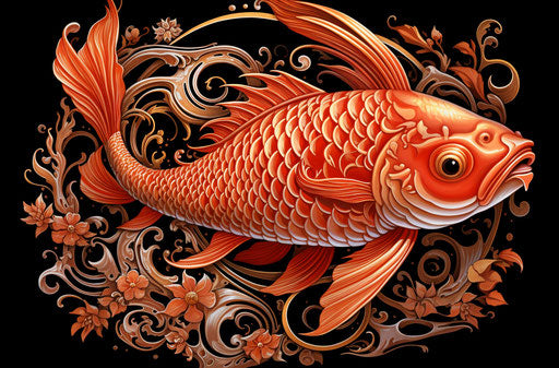 Koi Fish Vector Tattoo Designs – IMAGELLA