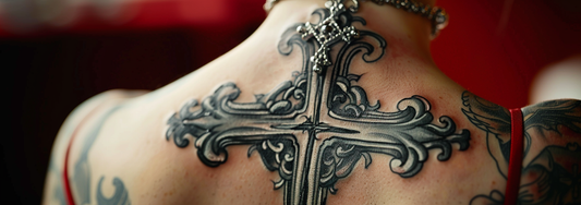 strength cross tattoo picture by Imagella