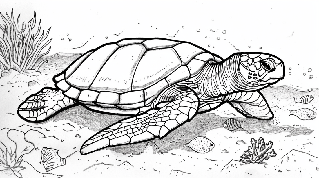 The Joy and Educational Value of Turtle Coloring Pages