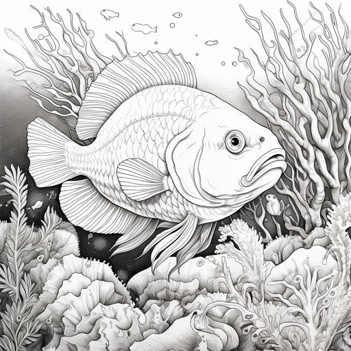 Boost Skills: Fish Coloring Pages for Kids