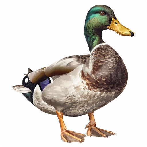 Duck Clipart in Photorealistic Style: Vector ARt, 4K, EPS, PNG – IMAGELLA