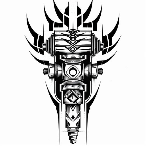 Modern Piston Tattoo Sketches – IMAGELLA