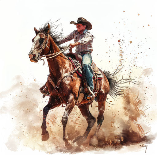 4K Rodeo Clipart in Photorealistic Style: Vector & SVG