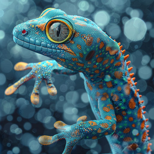 Gecko Clipart in Photorealistic Style Artwork: 4K Vector & PNG – IMAGELLA