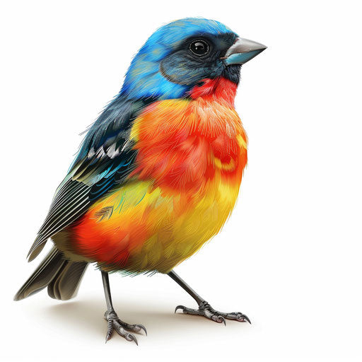 Cute Bird Clipart in Photorealistic Style: 4K, Vector & SVG Clipart ...