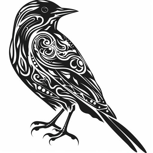 Blackbird Tattoo Outlines – IMAGELLA