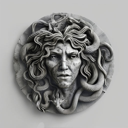 4K Vector Medusa Clipart in Photorealistic Style – IMAGELLA