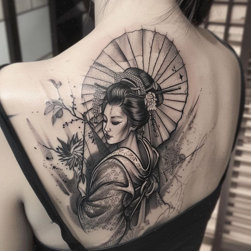 Unique Geisha Tattoo Drafts – IMAGELLA