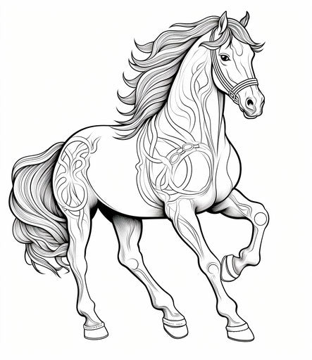 Horse Coloring Pages: Perfect for Kids
