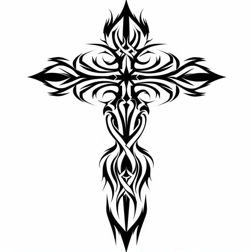 Strength Cross Tattoo Sketch Kit – IMAGELLA