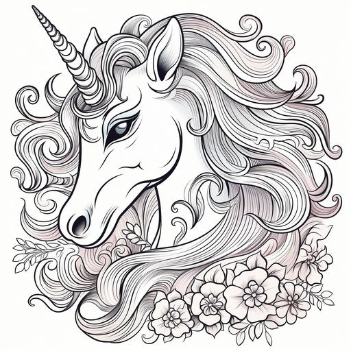 Unicorn Coloring Pages - Build Essential Skills – Imagella