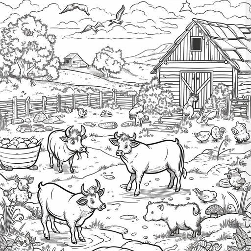 Engage Kids with Animal Coloring Pages – IMAGELLA