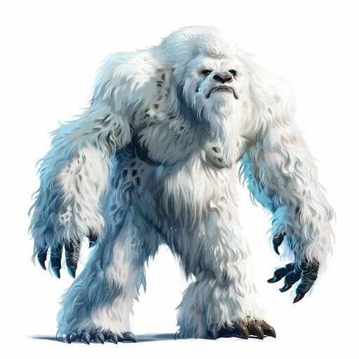 Yeti Clipart in Photorealistic Style: High-Res Vector & 4K – IMAGELLA