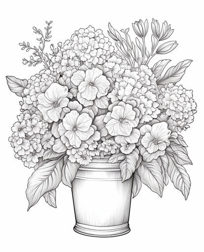 Discover Flower Coloring Pages - Creative Fun Awaits