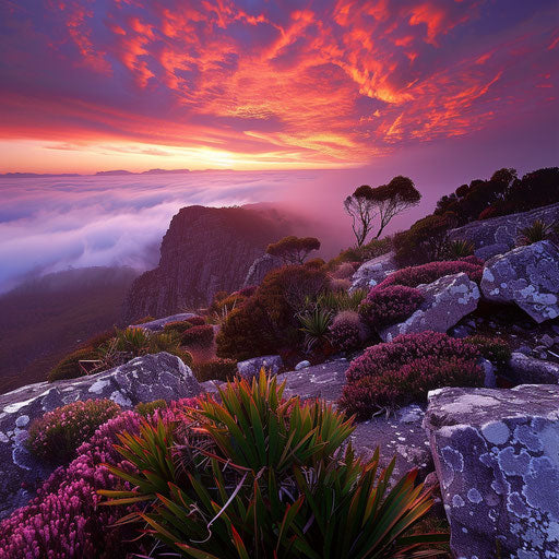 Mount Wellington Stunning Scenic Illustration – IMAGELLA