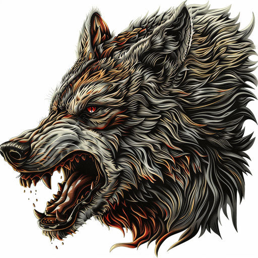 Ultra HD Werewolf Clipart in Photorealistic Style Style – IMAGELLA