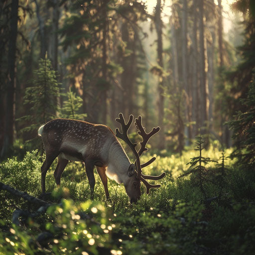 Woodland Caribou Endangered in HD: Versatile Nature Imagery – IMAGELLA