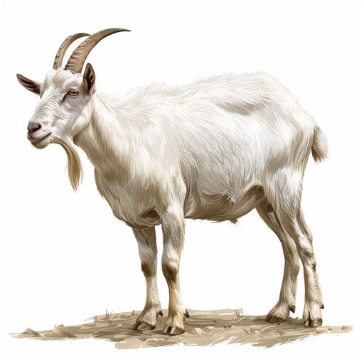 Photorealistic Style Goat Clipart: 4K Vector Art – IMAGELLA