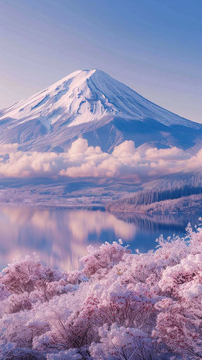 Mt Fuji Captivating Scenic Composition
