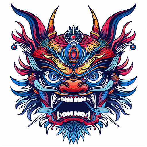 Brilliant Tengu Tattoo Flash – IMAGELLA