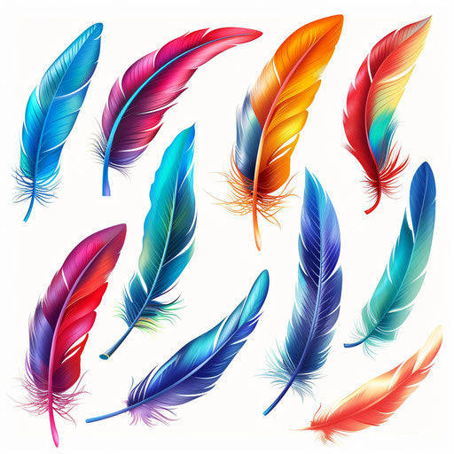 Feather Clipart in Photorealistic Style: 4K, Vector & SVG Clipart ...