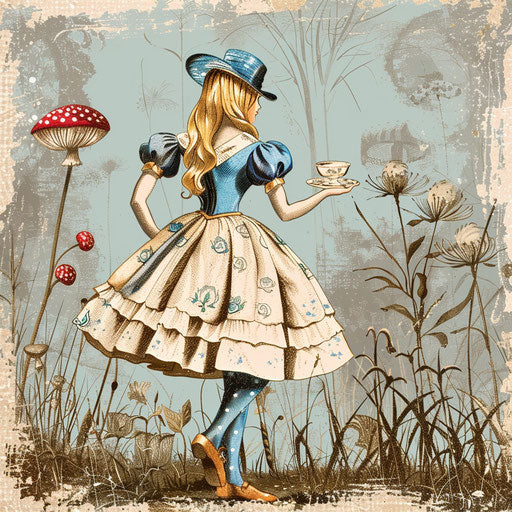 Alice In Wonderland Clipart in Photorealistic Style Graphics: High-Res ...