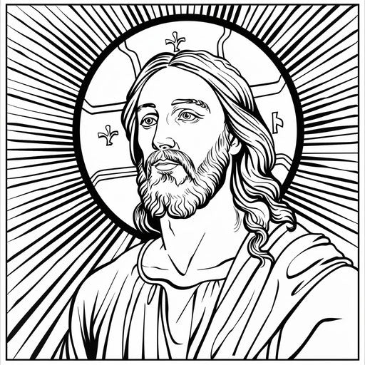 Explore Artistic Jesus Coloring Pages - Get Inspired – IMAGELLA