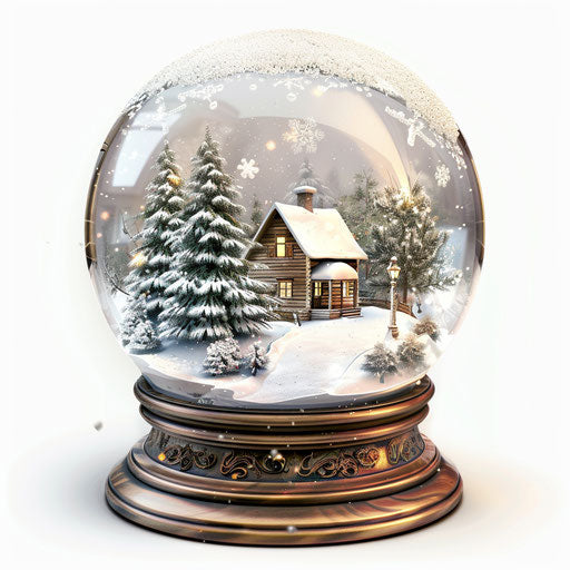 4K Snow Globe Clipart in Photorealistic Style: Vector & SVG – IMAGELLA