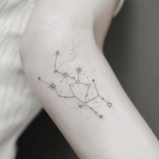 Cancer Constellation Tattoo Flash Collection Imagella