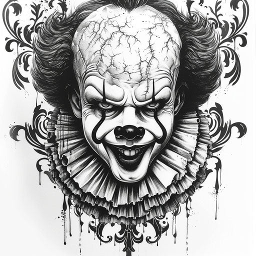 Clown Tattoo Blueprint Collection – IMAGELLA