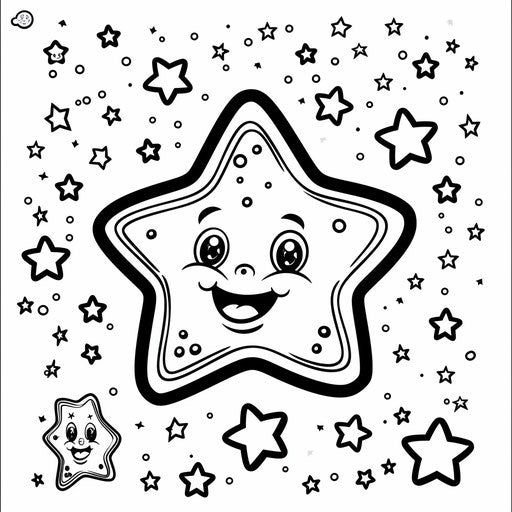 Enjoy Star Coloring - Creative Leisure Time