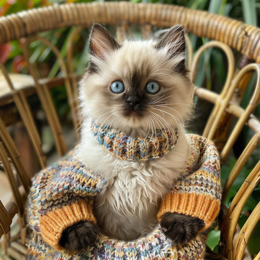 Himalayan Cat: Furry Friends in Lush Landscapes