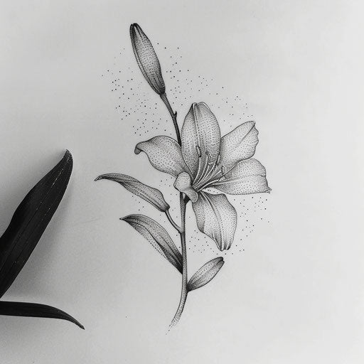 Artistic November Birth Flower Tattoo Sketches – IMAGELLA