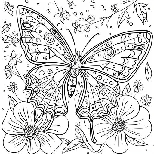 Develop Smarts: Butterfly Coloring Pages for Kids – IMAGELLA