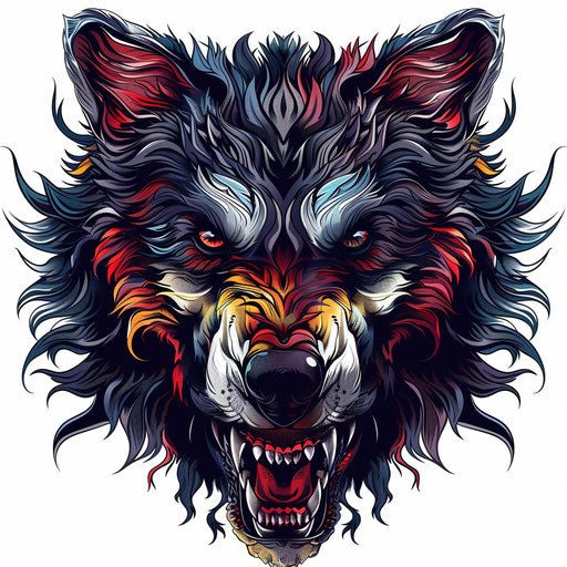 Werewolf Clipart in Photorealistic Style Vector Art: EPS, SVG, 4K ...