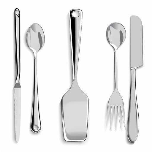 Spatula Clipart in Photorealistic Style: 4K Vector Clipart
