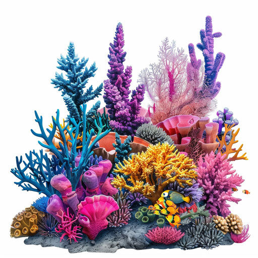 4K Vector Coral Reef Clipart in Photorealistic Style – IMAGELLA