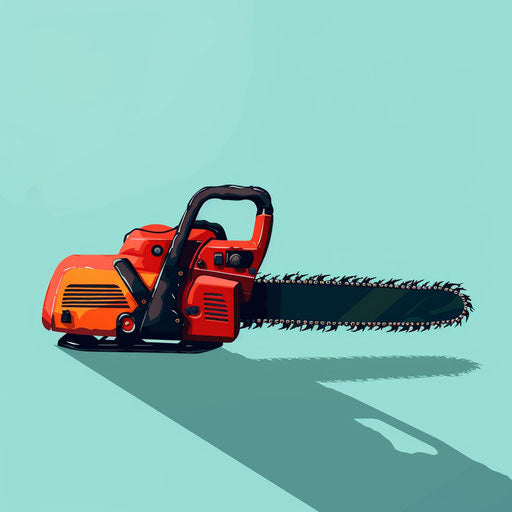4K Chainsaw Clipart in Photorealistic Style: Vector & SVG